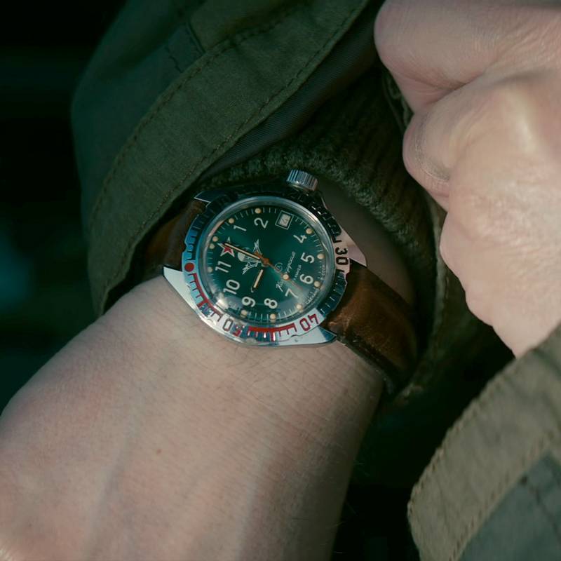Mark’s watch at the beginning of the workday